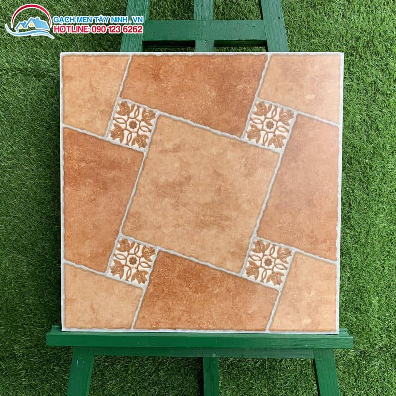 Gạch lát trang trí sân vườn 50x50 giả cổ