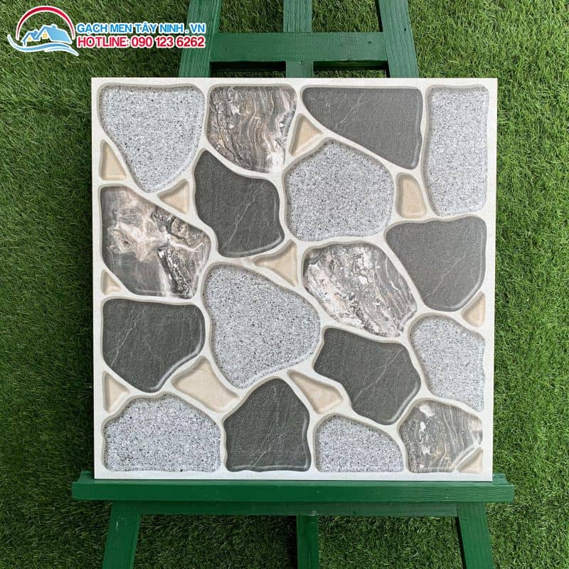 Mẫu gạch lát sân vườn 50x50 vân đá lớn tại Tây Ninh|Gạch Rẻ Cúc Nga