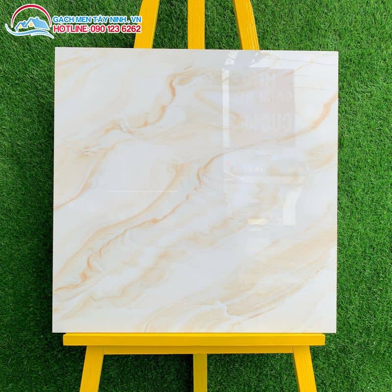 Gạch bóng kiếng 60x60 vân vàng