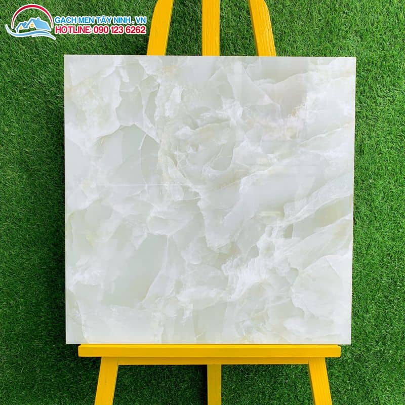 Gạch bóng kiếng 60x60 màu vân đá xanh rêu