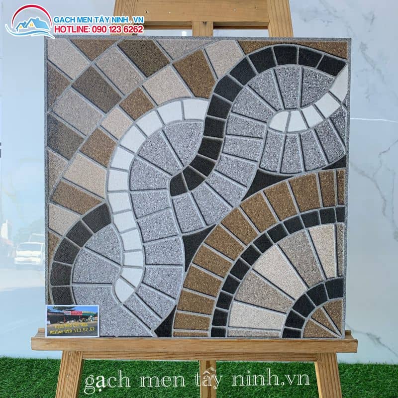 Mẫu gạch lát sân vườn 50x50 men mờ