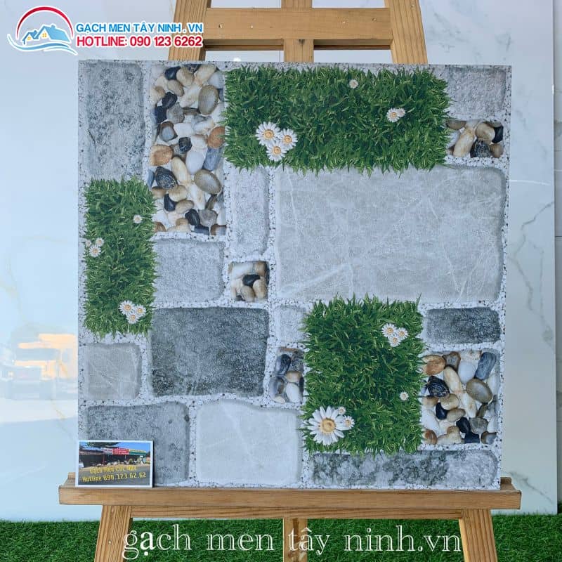 Mẫu gạch lát sân vườn 50x50 kỹ thuật số